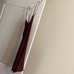 Wine dress